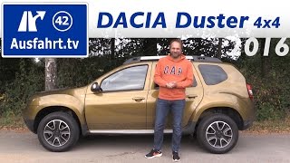 2016 Dacia Duster dCI 110 4x4 - Fahrbericht der Probefahrt, Test, Review (Ausfahrt.tv)