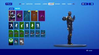 Fortnite 8ball gold black skin