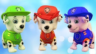 Learn colors with Щенячий патруль крадут конфеты M&M's Мультики про Игрушки для детей Учим цвета