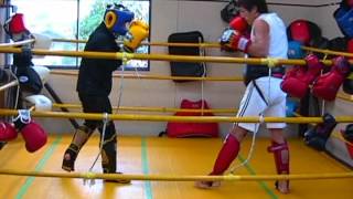 キックボクシング　スパーリング PAL-GYM