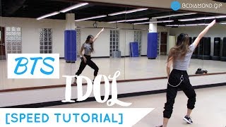 [SPEED TUTORIAL] BTS IDOL DANCE TUTORIAL with CRYSTAL