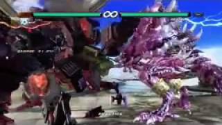 Tekken 6 BR | Nancy Vs. CPU and Azazel  Big Size !! |  WTH O__o