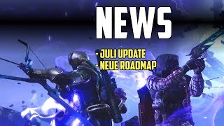 Destiny 2 : Neue Roadmap - kostenlose Updates Juli & September