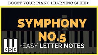 Symphony No.5 ?  easy piano tutorial for beginners ?