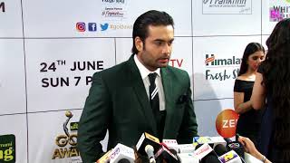 Vivian Dsena at the red carpet of Zee Gold Awards 2018