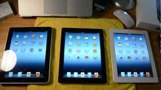 iPad 1, 2, & 3 Comparison!