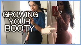 EATING TO GROW MY BOOTY | WHAT I EAT IN  A DAY MACROS