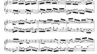 J.S. Bach. Invención nº 2. Partitura on line