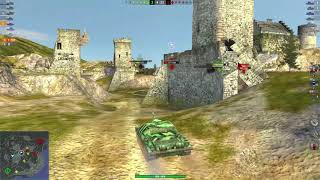 WoT Blitz бой на су 122-44