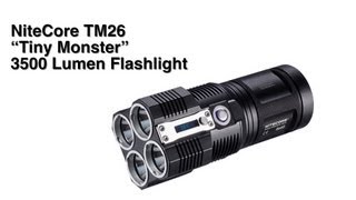 NiteCore TM26 "Tiny Monster" 3500 Lumen Flashlight from ThinkGeek