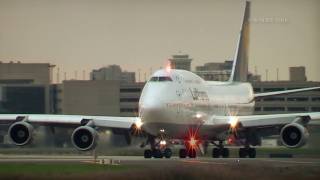 Dirty Lufthansa 747-400 Takeoff Roll