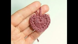❤ Как связать сердечко крючком видео How to knit heart crochet