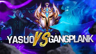 Challenger Gangplank vs Challenger Yasuo (Yassuo)! Intense Game!