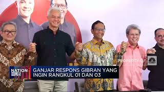 Gibran Mau Rangkul 1 dan 3, Ini Respon Ganjar
