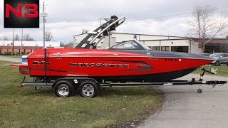 2014 Malibu Wakesetter 22 MXZ - Indy Red/Charcoal Grey Walk Around
