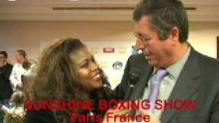 Sunshine Boxing Show PARIS France Mayor Patrick Balkany