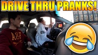 INSANE DRIVE THRU PRANKS!