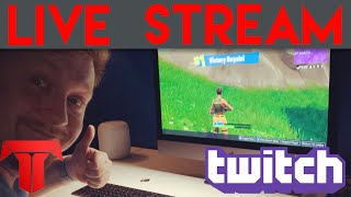 Drew wins a game of Fortnite finally (with iMac Pro)