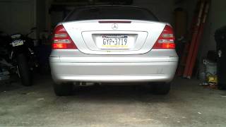 w203 tail light problem 2001 c240
