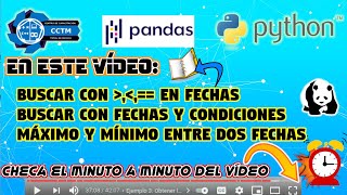 + ¿Cómo hacer búsquedas con fechas y condiciones en Pandas? | Búsquedas y filtros| Python