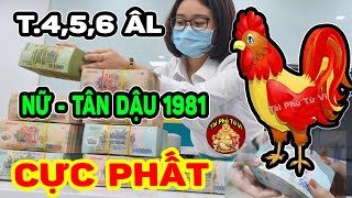 Thần Tài Gọi Tên Tân Dậu 1981 Nữ Mạng Đi RƯỚC LỘC Về Nhà, 3 Tháng Tới HẾT KHỔ