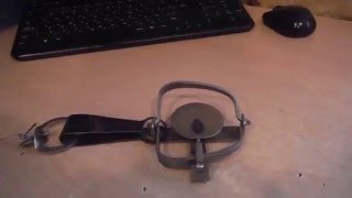Охотничий капкан №0. Для ловли ондатры, горностая, хоря. Доработка и подготовка к использованью.