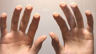 ASMR Glass tapping. Water drops. Brushing / АСМР Теппинг. Стекло. Капли воды.