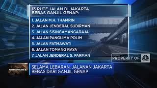 Selama Lebaran, Jalanan Jakarta Bebas Ganjil Genap