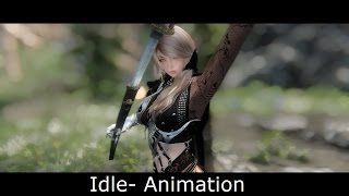 Skyrim Mods: List Mod Character/ part 1/ Idle - Animation