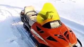 ПОЕХАЛ НА РЫБАЛКУ НА СНЕГОХОДЕ ТАЙГА СТ-500Д.