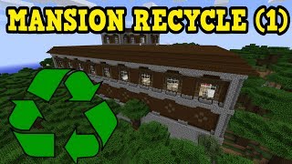 Minecraft Xbox - RECYCLING A WOODLAND MANSION