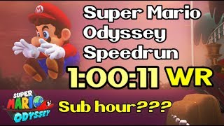 Super Mario Odyssey Any% Speedrun in 1:00:11 (Former World Record - February 11th / 2019)