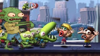 Zombie Tsunami #1 Игровой мультик для детей про зомби, веселый детский мультик игра для малышей
