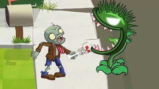 Plants Vs Zombies GW Animation - Episode 17 - Chomper vs Skeleton Zombie  (Clash Of Clans)