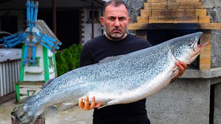 FISH BAKED IN AN OVEN.