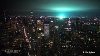 Electrical Arc Lights NYC Sky Blue