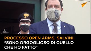 Processo Open Arms, Salvini: “Sono orgoglioso di quello che ho fatto”