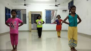 Junior students (Bhavana, Padmavathi, Maveena, vaishnavee) performed "THATTU ADAVU"