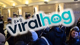 Riot Police in Seattle on Black Friday || ViralHog