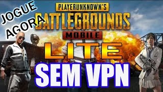 ?BOMBA!!!!:COMO JOGA O [PUBG MOBILE LITE] SEM VPN CONFIRA!!!