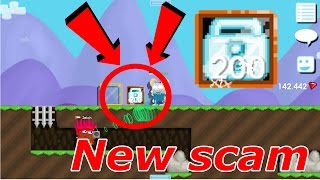Growtopia - CRAZY NEW SCAM!! 2017! BEWARE!!
