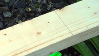 ホームセンターのジグソーで２×４材を切る