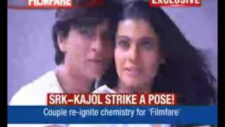SRK AND KAJOL'S CANDID MOMENT - FILMFARE FEB 2010