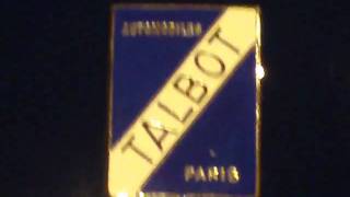 1939 Talbot-Lago T-150-C-SS hood and badge