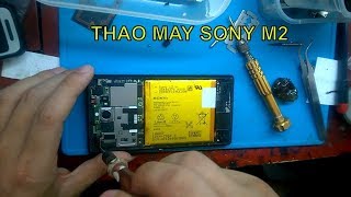thao may sony m2 thay man hinh