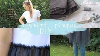 DIY weißes T-Shirt pimpen Ideen | Aus Alt mach Neu