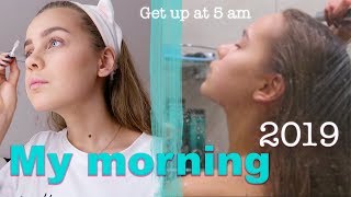 МОЁ УТРО 2019 || как вставать в 5 утра??