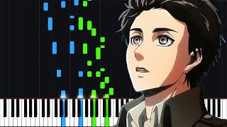 Shoukei to Shikabane no Michi - Attack on Titan Season 3 Part 2 (Opening) [Piano Tutorial]