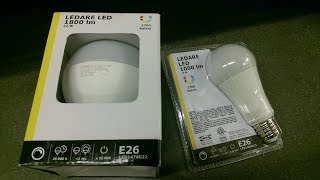 IKEA - 22W 1800 lm LEDARE LED DIMMABLE BULB - REVIEW