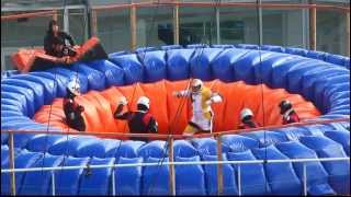 Jackie Chan New Movie "Chinese Zodiac" casting in Jelgava (Latvia) learn to fly in airodium